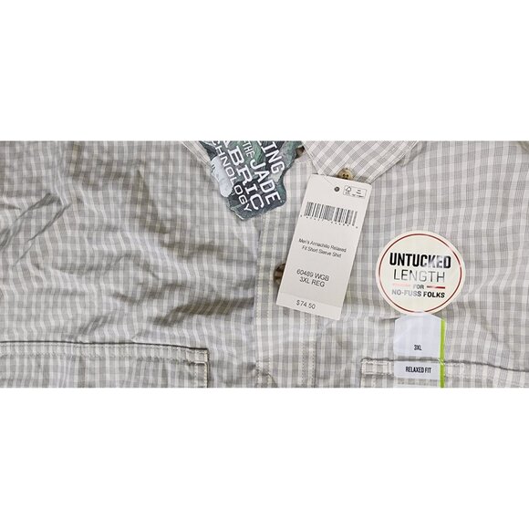 NWT Duluth Trading Co Armachillo Relaxed Fit Short Sleeve Shirt 3XL Button Down - Picture 4 of 7